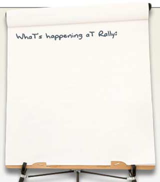 What's happening at Rally